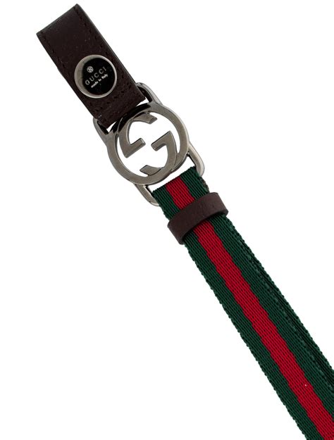 gucci gg web lanyard keychain|genuine gucci keychains.